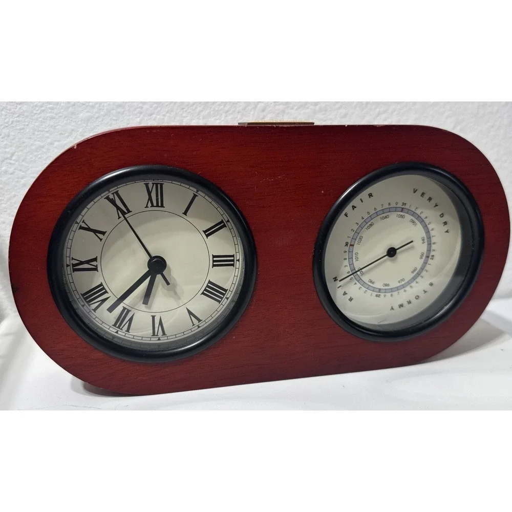 Drug Rep Pharmaceutical Promo PREMARIN Weather Station 60 Year Clock Barometer